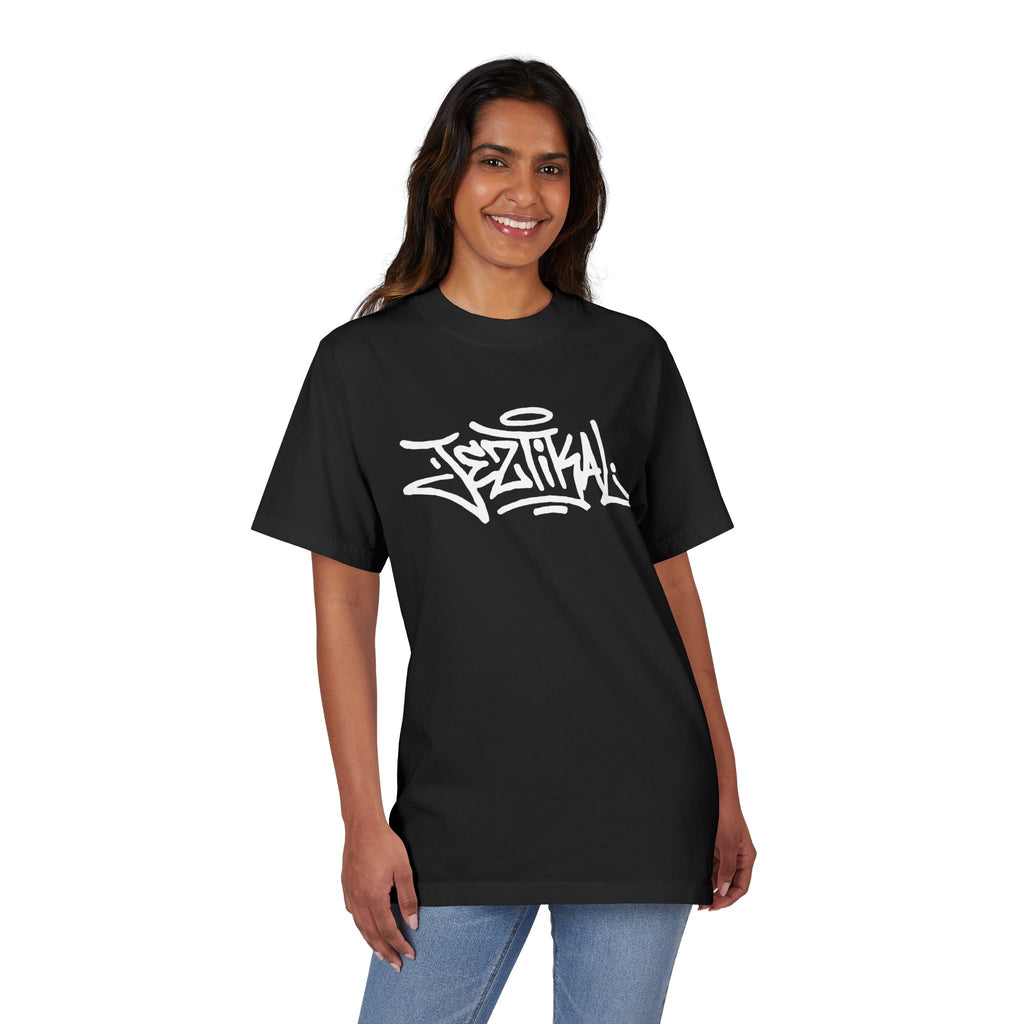 Graffiti Logo T-Shirt — Stylized 'Jeznikal' Streetwear Tee